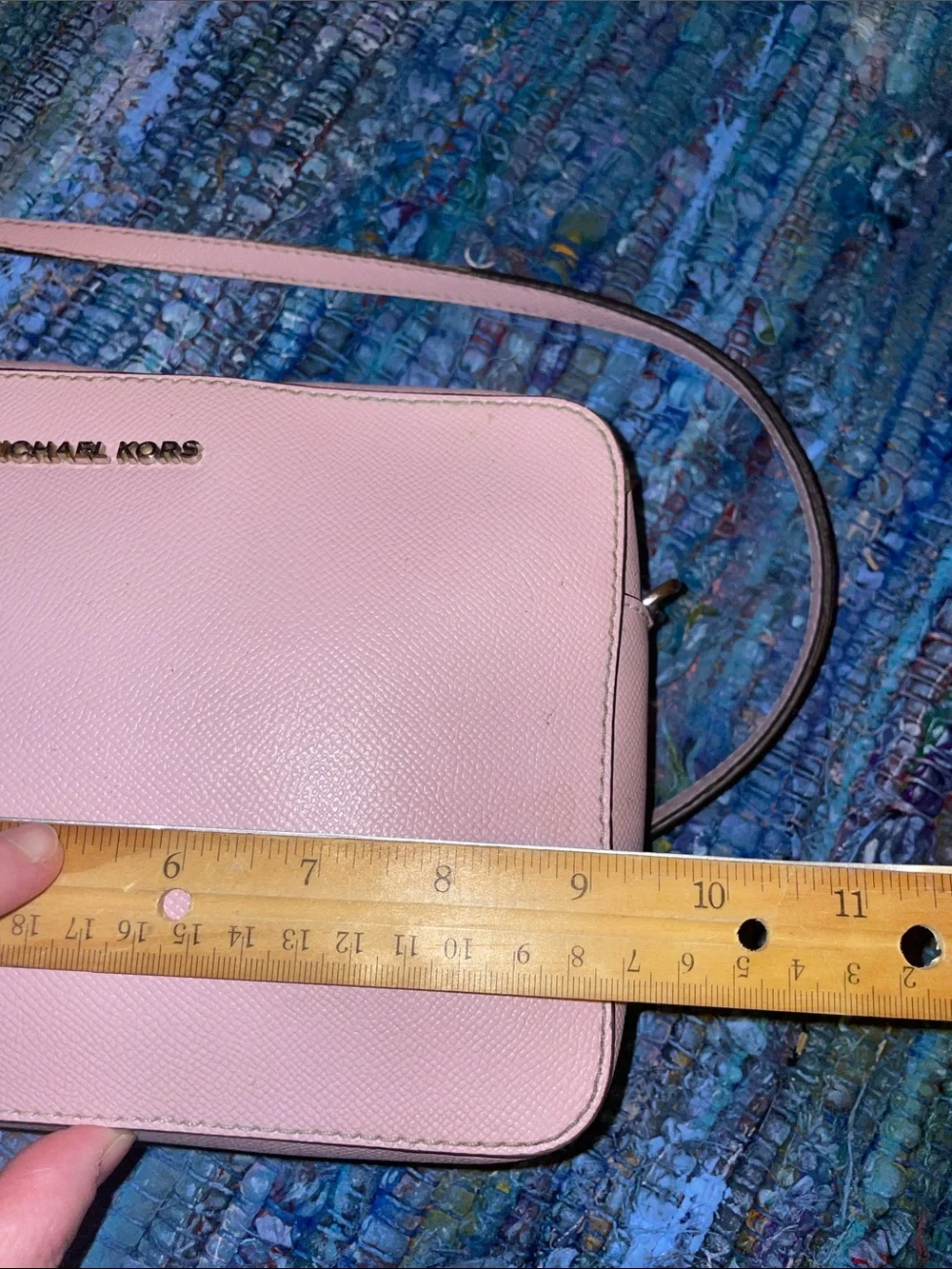 Michael Kors Light Pink Crossbody with Gold Hardware